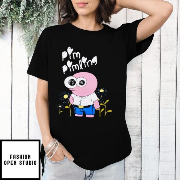 Smiling Friends Pim Pimling Puff Ink Girls T-Shirt