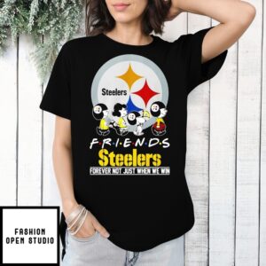Snoopy X Pittsburgh Steelers Friends Forever Not Just When We Win T-Shirt