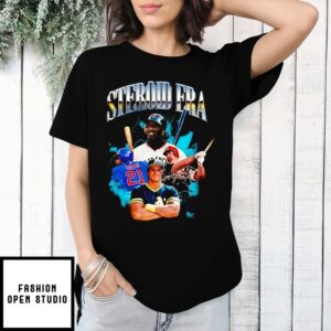 Steroid Era Baseball Player T-Shirt