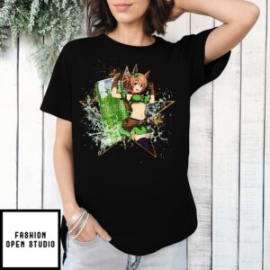 Taiki Shuttle Uma Musume Pretty Derby Red Bull The Green Edition T-Shirt