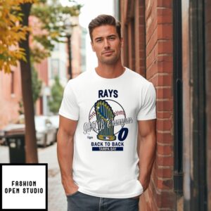 Tampa Bay Rays 0 Mlb Champions Hardwood Classics Champions Vintage T-Shirt