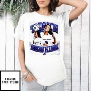 Teryn Newkirk Boise State Soccer Player Collage T-Shirt