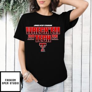 Texas Tech 2025 Wreck ‘Em Tech Game Day T-Shirt