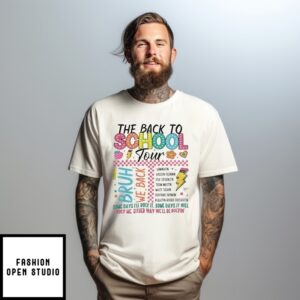The Back To School Tour Teacher Bruh We Back T-Shirt