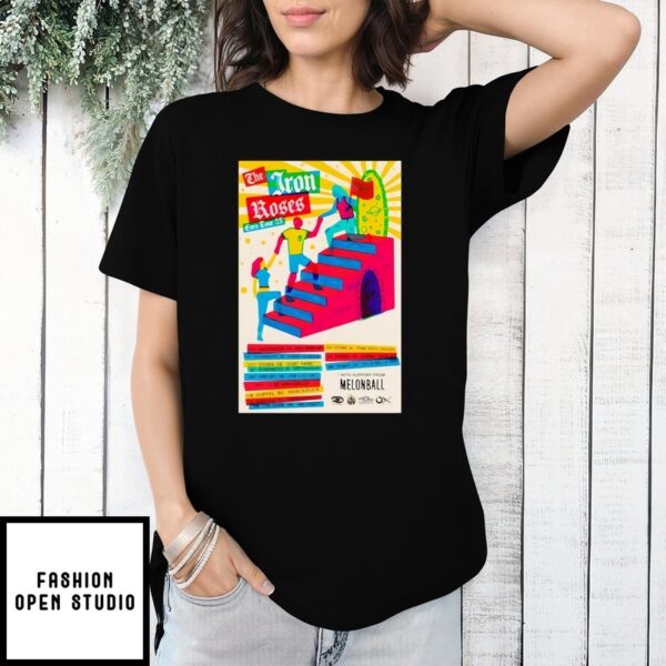 The Iron Roses Euro Tour Poster T-Shirt