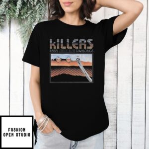 The Killers Rebel Live Show Diamonds Grin Tone Input T-Shirt