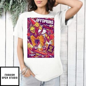 The Offspring Jul 25 2025 Riverbend Music Center In Cincinnati Oh Poster T-Shirt