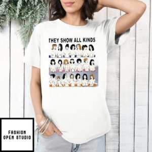 They Show All Kinds Of Boobs Sexual Joke T-Shirt