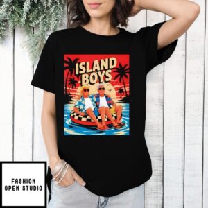 Trump Epstein Island Boys Vintage T-Shirt
