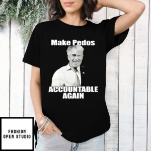 Trump Epstein Pedophile Make Pedos Accountable Again T-Shirt
