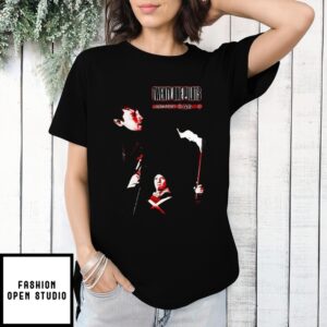 Twenty One Pilots Red Flame Black Grunge Concert T-Shirt