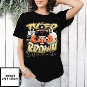 Tyler Brown Colorado Football Player Collage T-Shirt