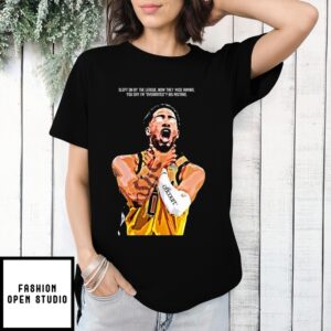 Tyrese Haliburton Choke Slept On By The League Now They Wide Awake You Say I’M Overrated Big Mistake T-Shirt