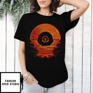 Vinyl Lp Records Sunset Vinyl T-Shirt