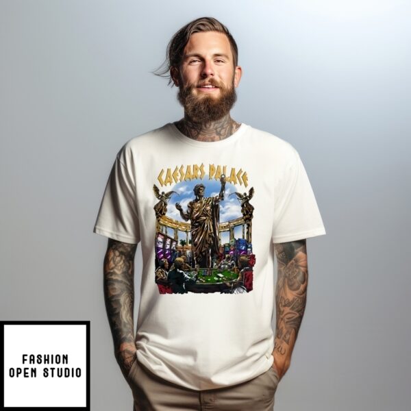 Warren Lotas Caesars Palace Palatial Statue T-Shirt