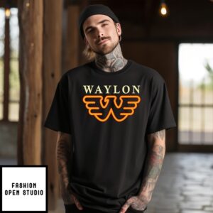 Waylon Jennings Silver Flying T-Shirt