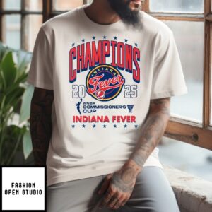 Wnba Commissioner’S Cup 2025 Champion Indiana Fever T-Shirt