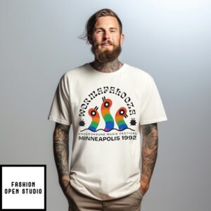 Wormapalooza Underground Music Festival Minneapolis 1992 T-Shirt