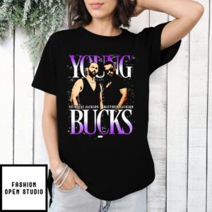 Young Bucks Nicholas And Matthew Mineral Wash Aew T-Shirt