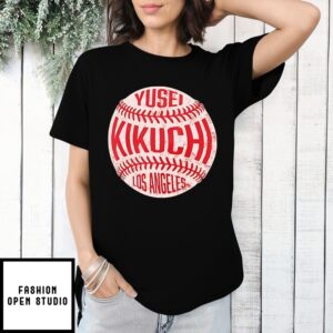 Yusei Kikuchi Los Angeles Angels Baseball T-Shirt