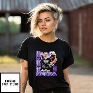 Ashley Sessa Northwestern 90S Retro T-Shirt