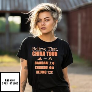 Believe That China Tour 2025 T-Shirt