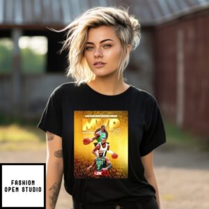 Boston Celtics Jaylen Brown Eastern Conference Champions 2K24 Signature T-Shirt