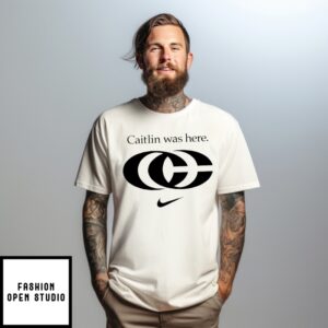 Caitlin Was Here Caitlin Clark Logo T-Shirt