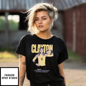 Caroline Clayton Outside Hitter From Olathe Kansas Vintage T-Shirt