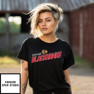 Chicago Blackhawks Logo Retro T-Shirt