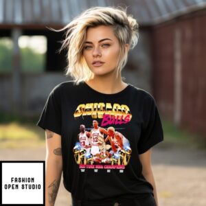 Chicago Bulls Six Time Nba Champions Bunny Anime T-Shirt