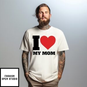 Chiefs Wr Xavier Worthy I Heart My Mom T-Shirt