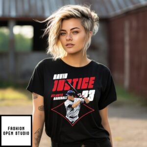 David Justice Atlanta Braves Diamond T-Shirt
