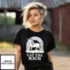 Eat The Rich Unicorn Anti Fascist Retro T-Shirt
