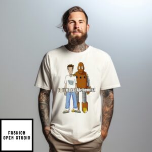 Fma Full Metal Alchemist Brain Pop Moby T-Shirt