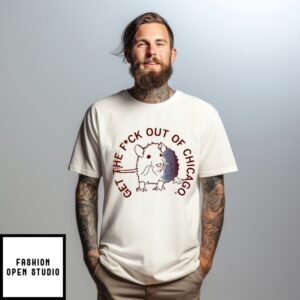Get The Fuck Out Of Chicago Rat Shirt