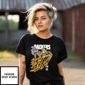 Green Bay Packers X Death Skeleton Graphic T-Shirt