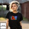 Human Torch Johnny Storm Cartoon Fantastic Four Marvel Comics T-Shirt