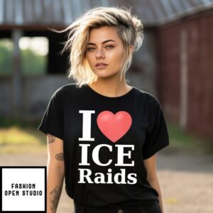 I Love Ice Raids Heart T-Shirt
