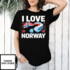 I Love Norway Heart T-Shirt
