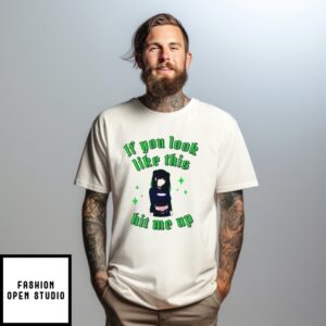If You Look Like This Hit Me Up Anime Emo Girl T-Shirt
