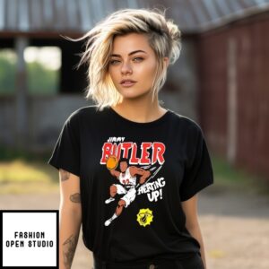 Jimmy Butler Iii Miami Heat Heating Up Comic T-Shirt