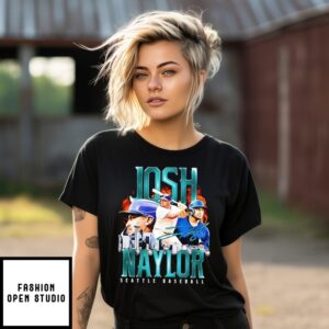 Josh Naylor Seattle Mariners Signature Graphic T-Shirt