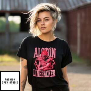 Jupe Alston Linebacker Winston-Salem State Rams Graphic Vintage T-Shirt