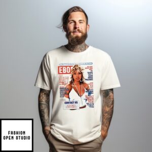 Mary J. Blige Ebony Magazine Cover Graphic T-Shirt