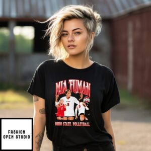 Mia Tuman Ohio State Volleyball Vintage 90S T-Shirt