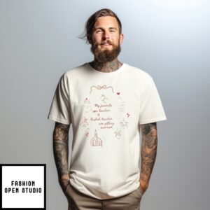 My English Teacher And Gym Teacher Are Getting Married Swift Engagement T-Shirt