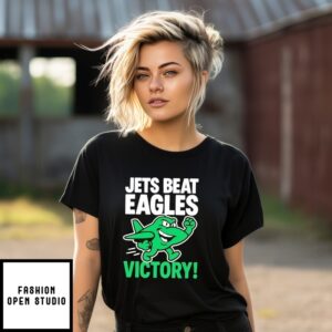 New York Jets Beat Eagles Victory Nfl 2025 T-Shirt