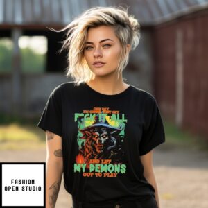 One Day I’M Gonna Just Say Fuck It All And Let My Demons Wolf Halloween T-Shirt