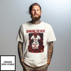 Phillies Jhoan Duran Bringing The Heat Release The Drantula Spider T-Shirt